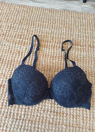 H&m-80d-пуш ап-мереживний бюстгальтер