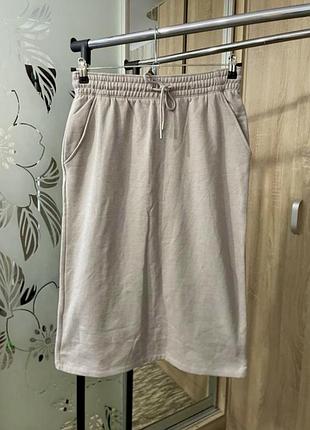 Утеплена спідниця міді від h&m, 48 розмір