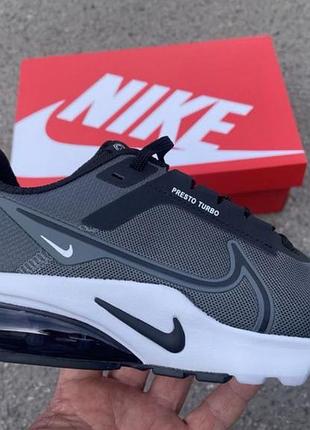 Nike air presto turbo 5 gray, чоловічі кросівки nike air presto turbo 45