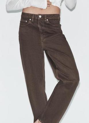 Жіночі джинси mom fit zara