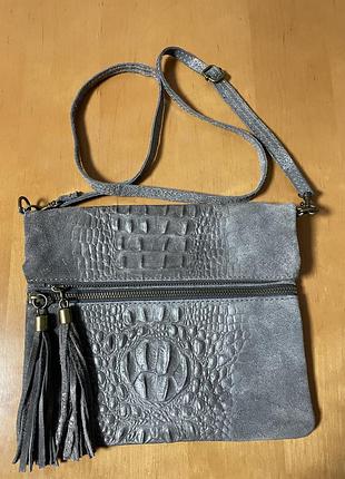 Жіноча шкіряна сумочка-клатч italian bags