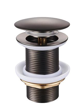 Пробка perla click-clack латунь графіт (psa2101t)