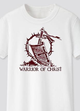 Футболка з christ-fi-принтом, christ, воїн (15.5.5. fh-1