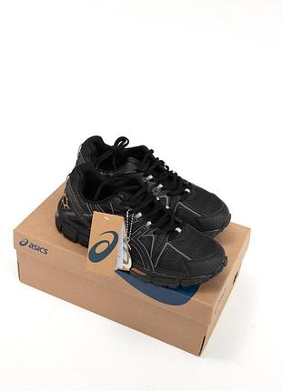 Стильні жіночі кросівки asics gel-kahana 8 black gold pink
