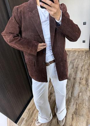 Замшевий жакет zara