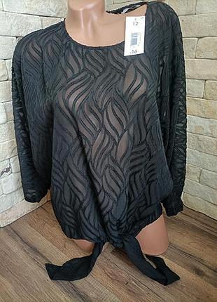 Чорна блуза xxl нова
