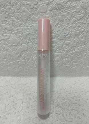 .
рідкий фіксувальний віск для брів bless beauty brow liquid lami wax з прозорою текстурою та рожевим ковпачком