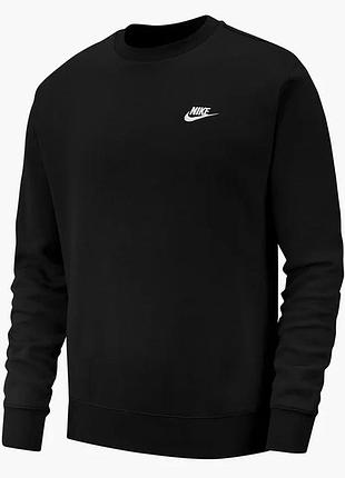 Толстовка чоловіча nike m nsw club crw bb bv2662-010