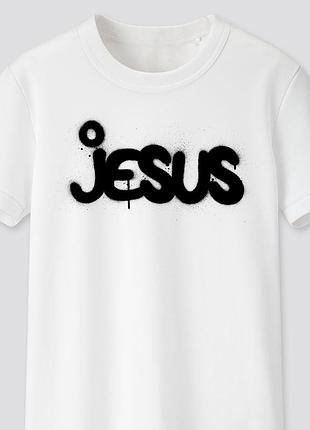 Футболка с христианским принтом иисус, jesus fh-1