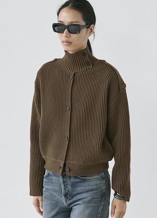 Вовняний светр джемпер кофта кардиган вовна шерсть massimo dutti