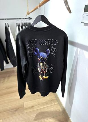 Off-white кофта реглан батнік світшот чоловічий