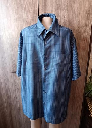 Рубашка мужская bhs pp eur xl темно-серая