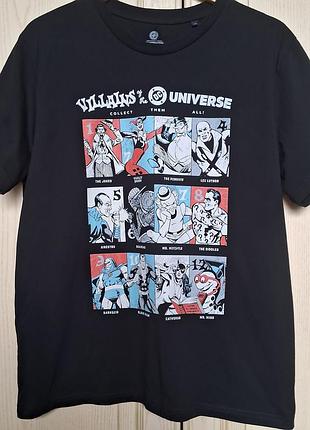Футболка villains of the dc universe