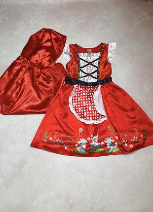 Карнавальный костюм красная шапочка на 7-8 лет