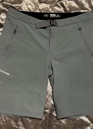 Шорти arcteryx gamma карго шорти блакитні жіночі  еластичні