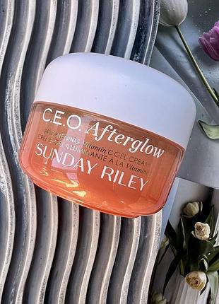 Оригінал гель-крем з вітаміном с sunday riley c.e.o. afterglow brightening vitamin c cream 30 грам повнорозмір