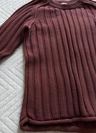 Светр бургунді pull&bear 5
