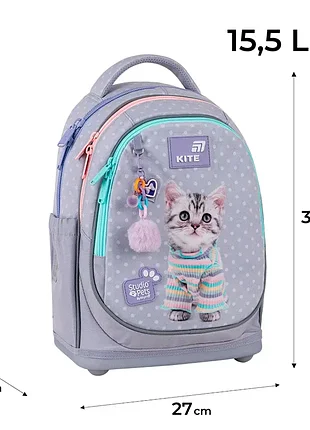 Рюкзак школьный kite education studio pets sp26-724s