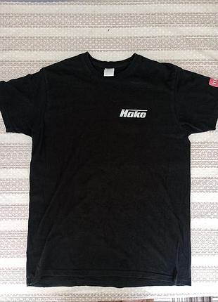 Черный oversize футболка hako / 100% хлопок
размер: l