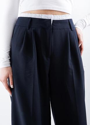 Стильны широкие брюки stradivarius