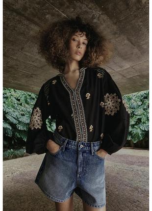 Вишита сорочка zara