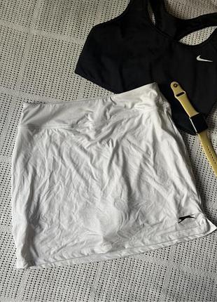 Біла тенісна спідниця з шортами slazenger розмір с