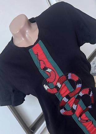 Футболка в стилі gucci зі змією