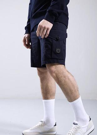 Шорти marshall artist ainsdale short navy | оригінал