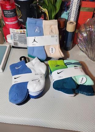 Новые оригинал носки шкарпетки nike jordan детские подросток мальчик девочка