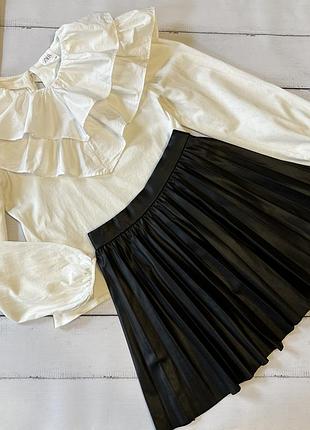 Набір речей zara 140 блуза спідниця шкільна форма