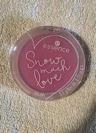 Essence snow much love blush румяна