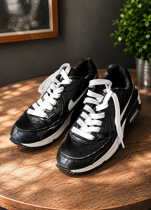 Кроссовки nike air max 90 (черно-белые), размер 38-39