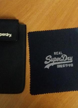 Чехол, футляр с салфеткой для очков superdry2 фото