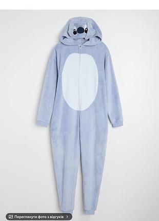 Флісова піжама onesie з капюшоном і 3d вушками