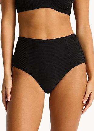 Высокие трусики низ от купальника из фактурной ткани по типу рубчик h&m