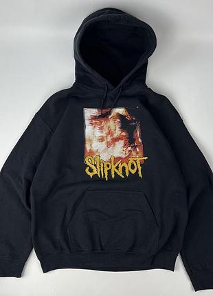 Мужское черное худи мерч slipknot the end, so far
