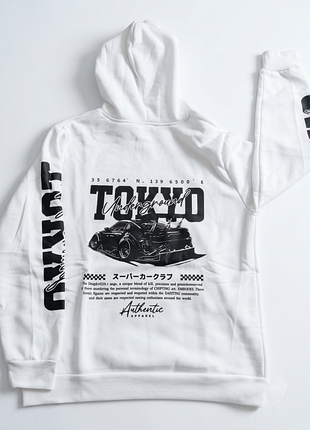 Худи jdm tokyo underground / оверсайз кофта с принтом токио