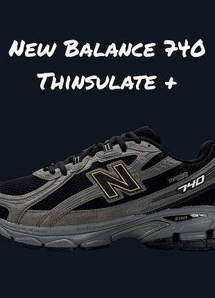 Balance 740 thinsulate + grey black