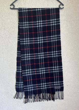 Кашеміровий шарф burberrys (burberry) vintage 100% cashmere