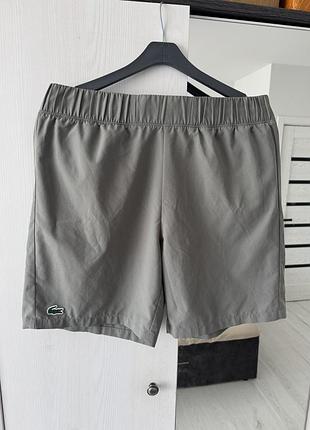 Шорти lacoste сірі розмір m