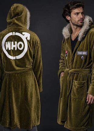 Колекційний лімітований чоловічий халат  creative quirk за офіційною ліцензією рок-гурту the who.