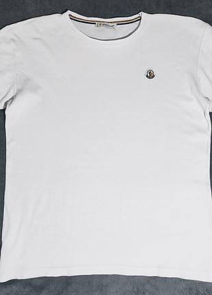 Футболка мужская moncler размер xl белая
