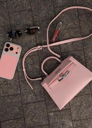 Сумочка évora bag pink/silver🩷 3