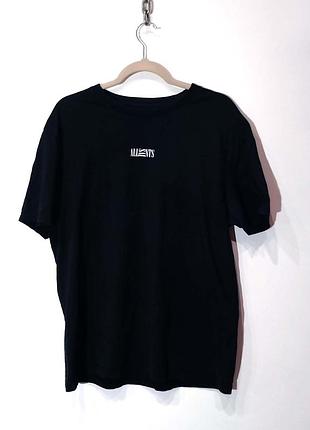 Футболка allsaints relaxed fit, черная, размер m