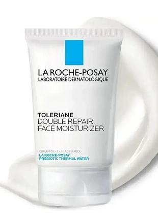 Крем для лица la roche-posay double repair face moisturizer 100 мл увлажняющий крем для восстановления защитного барьера кожи