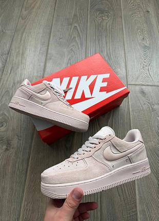 Стильные кроссовки nike air force 1 '07 pink