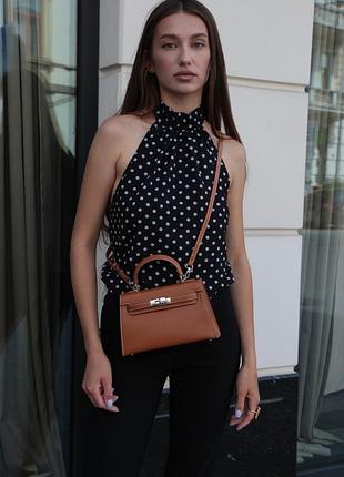 Сумочка évora bag ginger/silver🤎 10