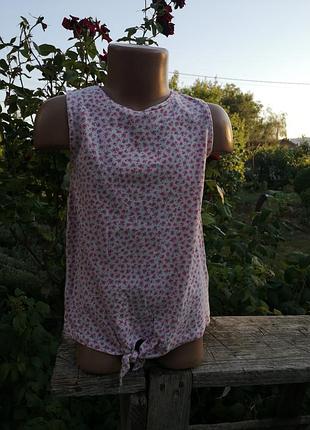 Футболка майка на девочку 7-8 лет 128 см