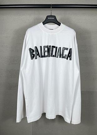 Кофта balenciaga tape type світшот реглан батнік