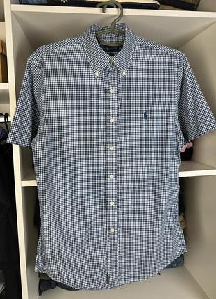 Оригінальна чоловіча сорочка на короткий рукав polo ralph lauren